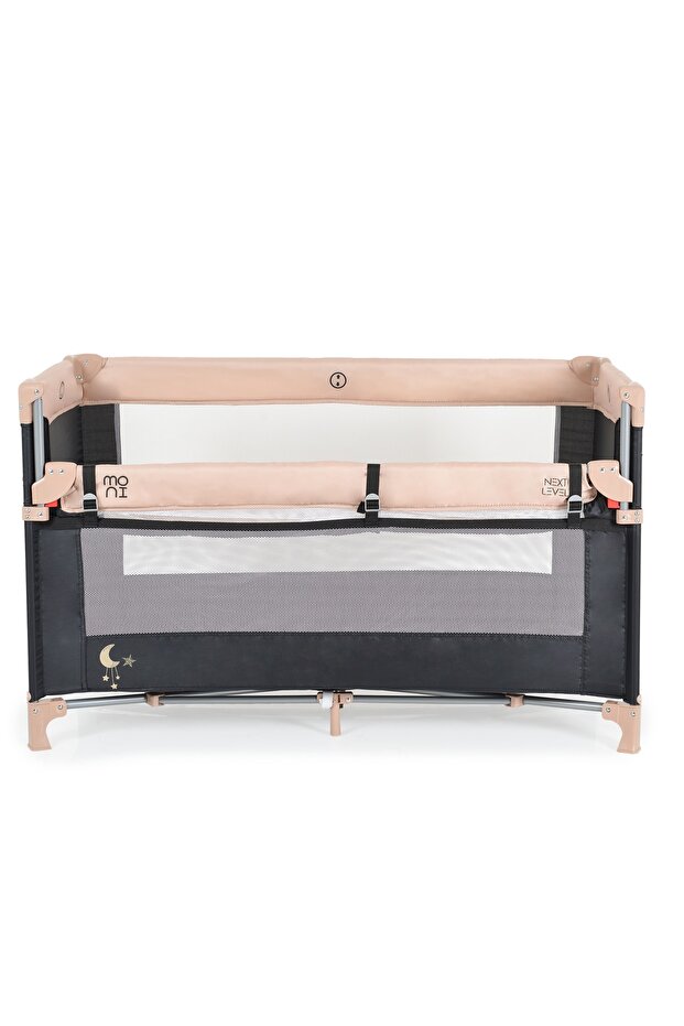 Next Level foldable co-sleeper crib with two height levels and sliding side - 4