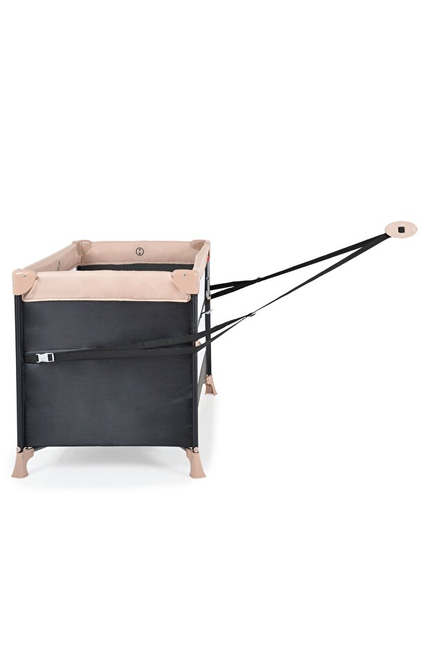 Next Level foldable co-sleeper crib with two height levels and sliding side - 6