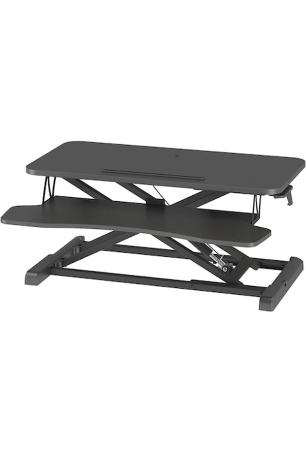 Laptop and PC Workstation Stand, Adjustable, Black