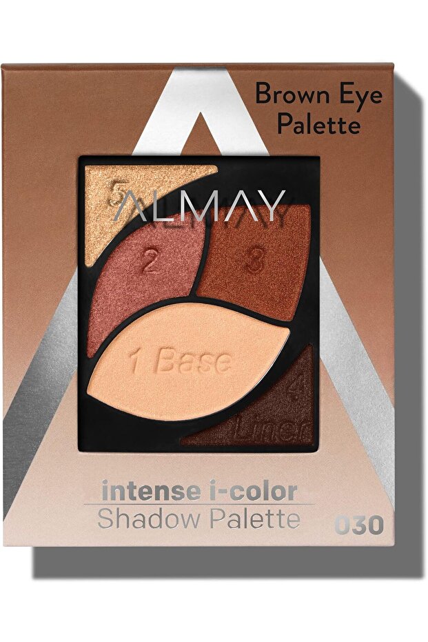 I-Colour Eyeshadow Palette 010 Brown Eyes – Longlasting, Primer-Enriched, Cruelty-Free, 2.96ml