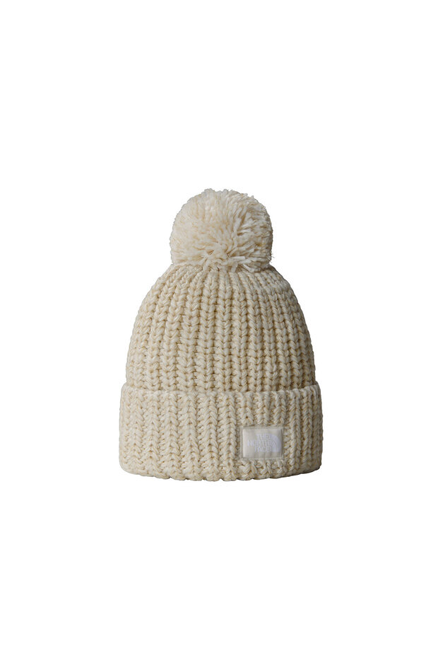 Cozy Chunky Cabin Beanie Unisex Outdoor Beresi Nf0A887W86I1 White