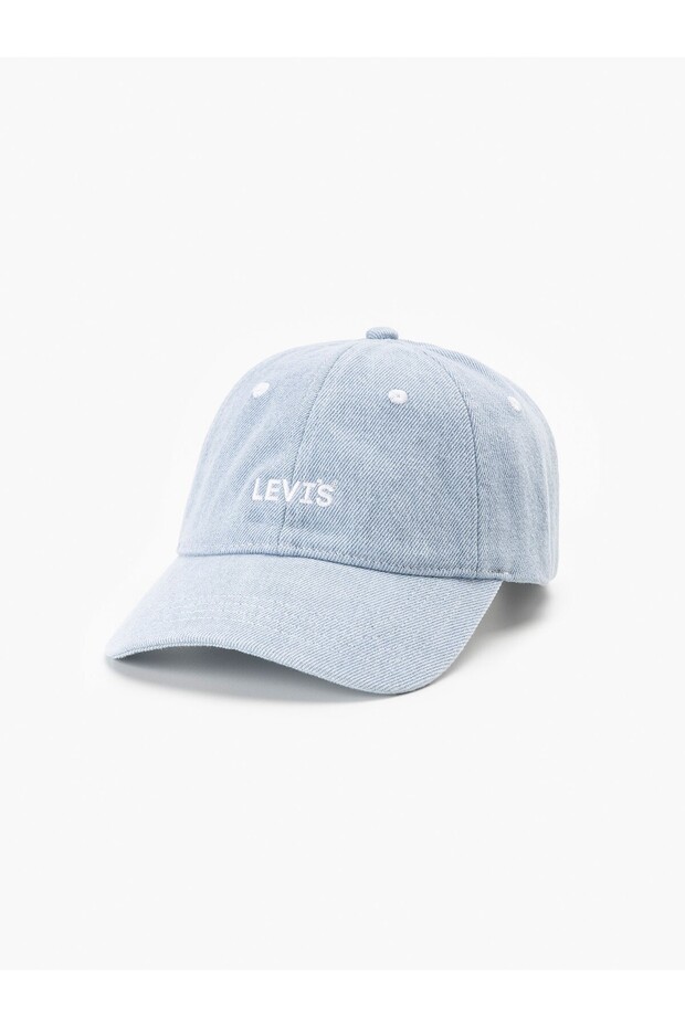 Unisex Women Men Light Blue Jean Denim Hat D7952-0007