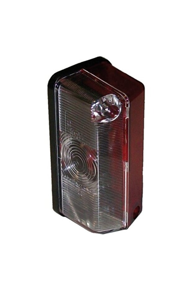 Clearance/navigation light, flat base, white/red, - 1