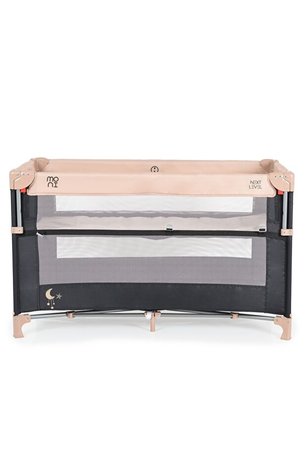 Next Level foldable co-sleeper crib with two height levels and sliding side - 5