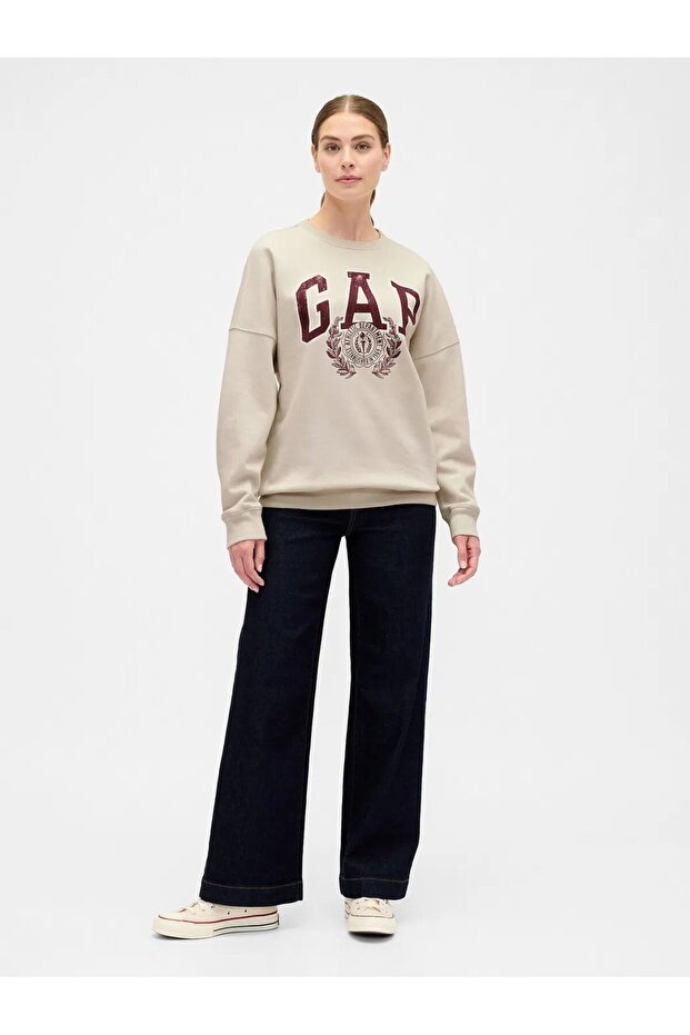Oversized Grafik Sweatshirt 800457002 - 3