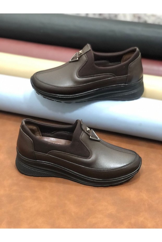 Maryaka Genuine Leather Full Orthopedic Lightweight Soft Women's Mother Shoes