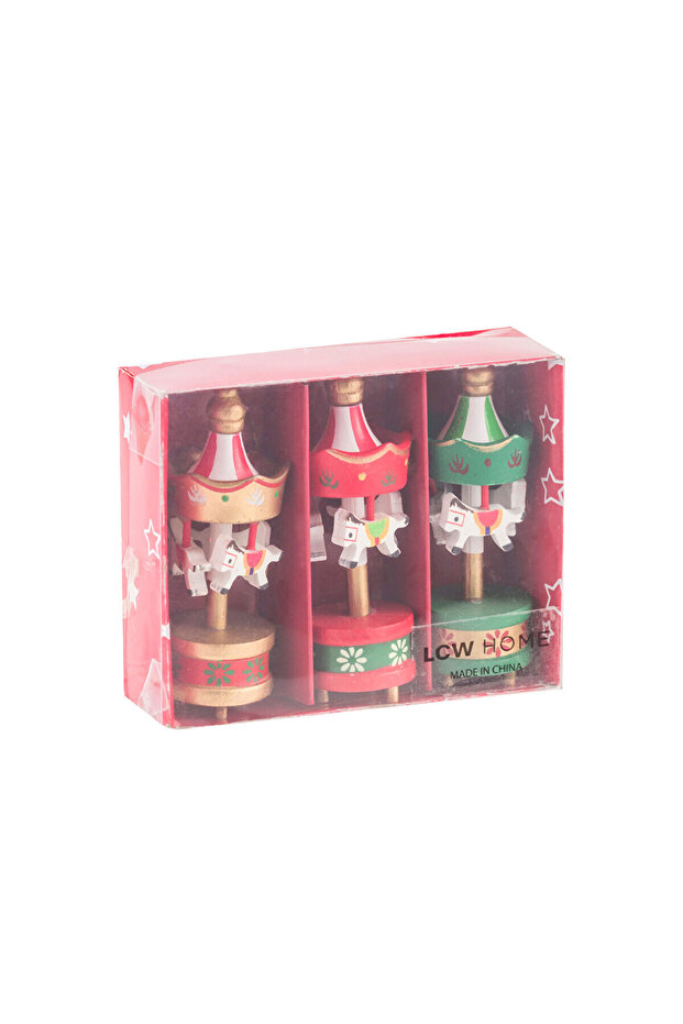 Karişik Yılbaşı Ağaç Süsü 3'lü - 3