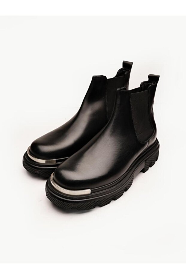 BLACK HEALT HAKİKİ DERİ ERKEK BOT - 1