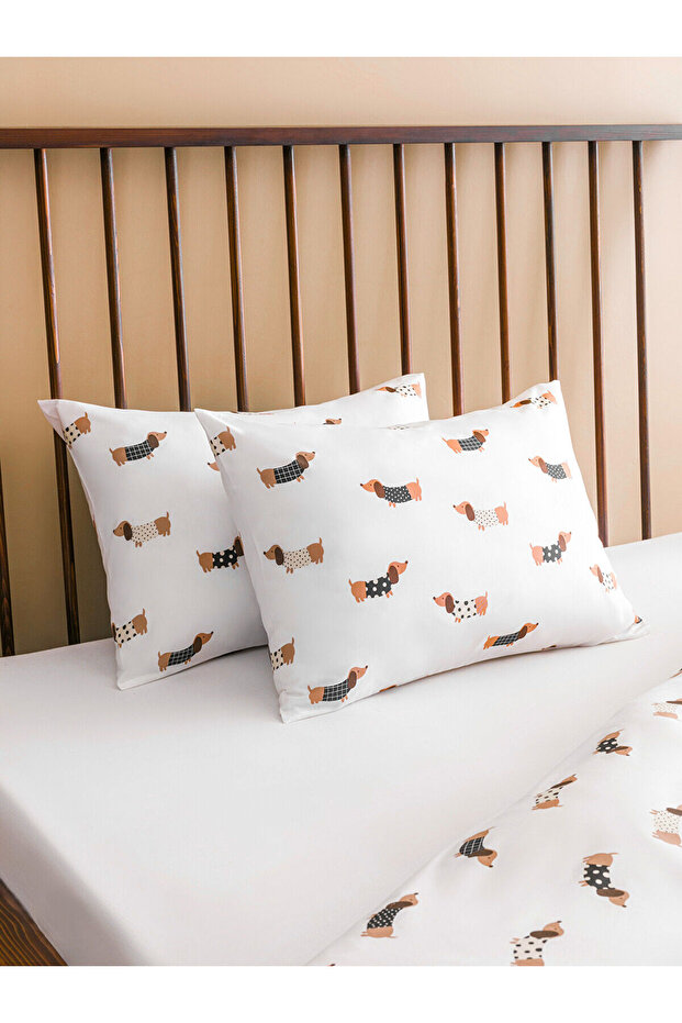 Karişik Baskılı Çift Kişilik Nevresim Seti - 3