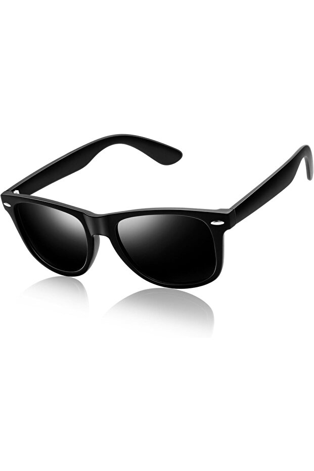 Rimerakea Square Sunglasses Polarized UV Protection Sun Glasses for Mens and Womens Retro Sun Glass