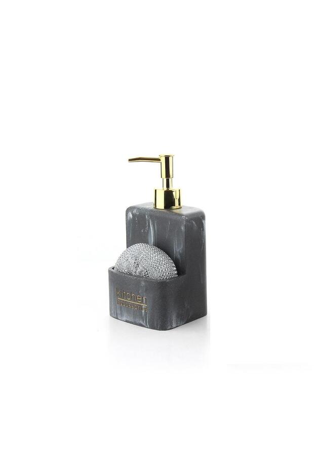 Polyester Liquid Soap Dispenser, Sponge Holder – Decorative & Durable