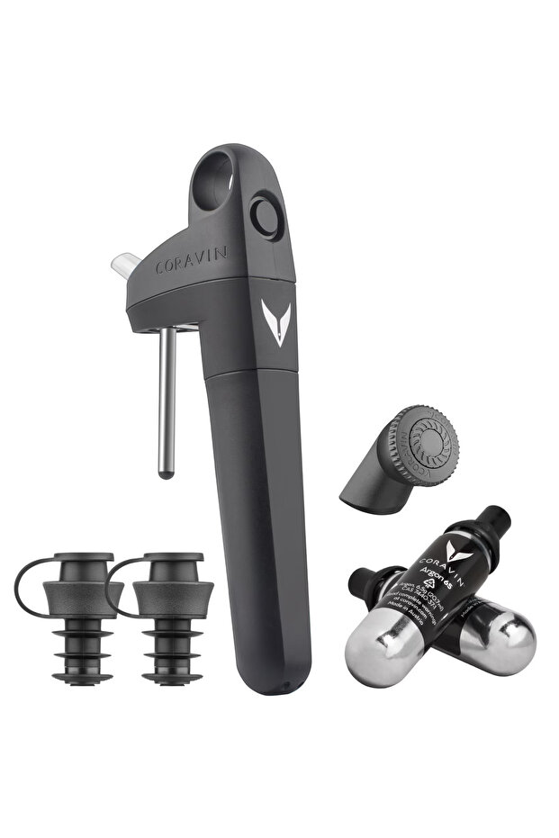 Pivot + Wine Preservation System Set, Black - 1