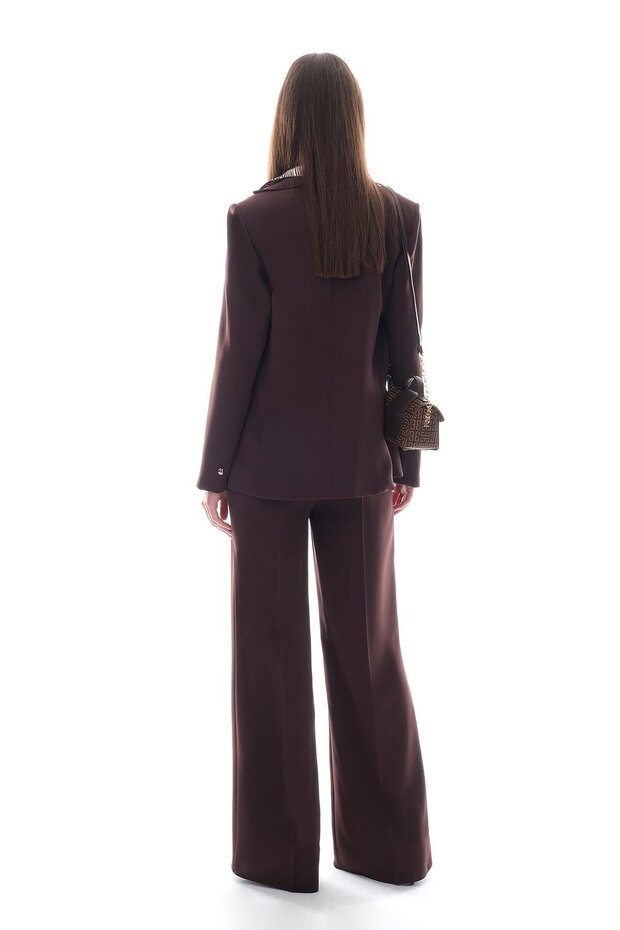 Gold Düğmeli Şık Ceket - 4