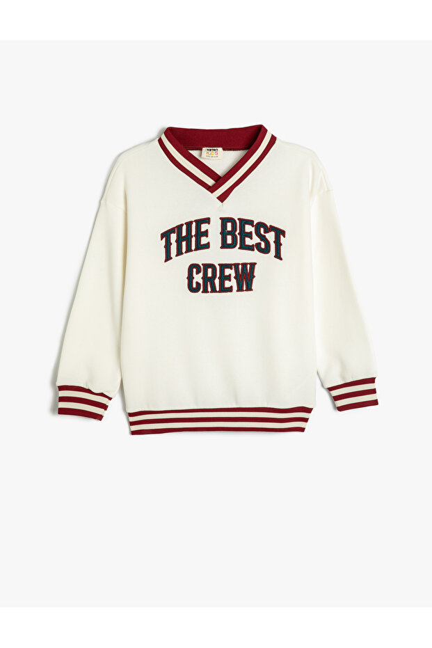 Ecru Boy's Sweatshirt 5Wkb10400Tk