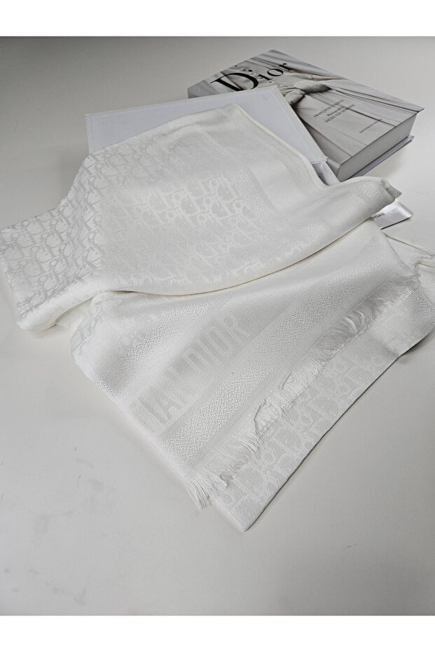 CD Desen A Kalite Kaşmir İpek Şal Silk Scrafs Shawl Hijab - 1