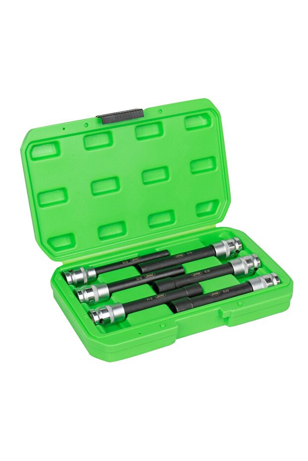 Set de 6 Biți Torx Extra Lungi 1/2" Tip E - 53915 - 2