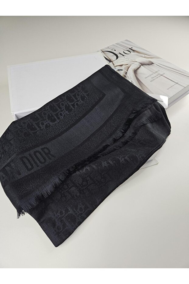 CD Desen A Kalite Kaşmir İpek Şal Silk Scrafs Shawl Hijab - 3