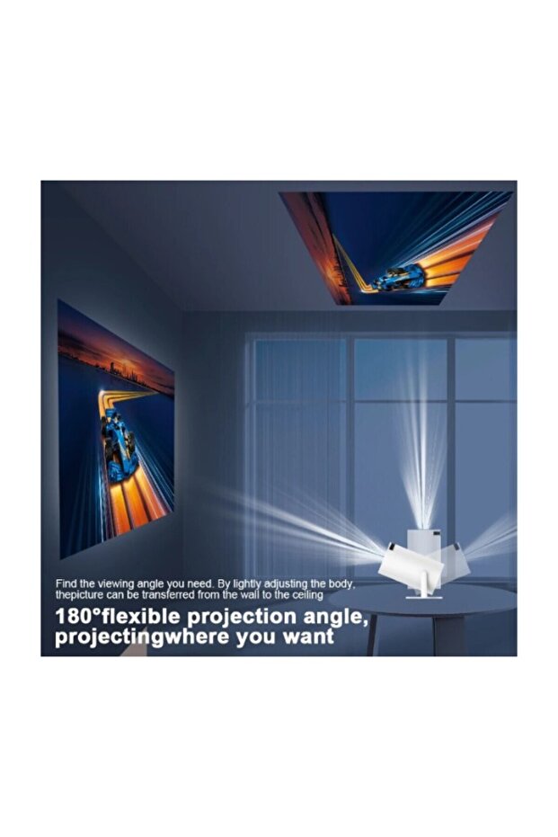 Transpeed 4k Android 11 Projector – Dual Wifi6, 200 Ansi, Bluetooth, 130" Display, Hdmi - 5