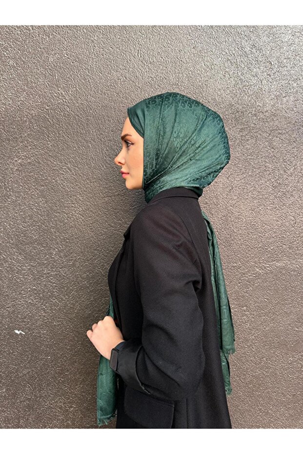 CD Desen A Kalite Kaşmir İpek Şal Silk Scrafs Shawl Hijab - 5