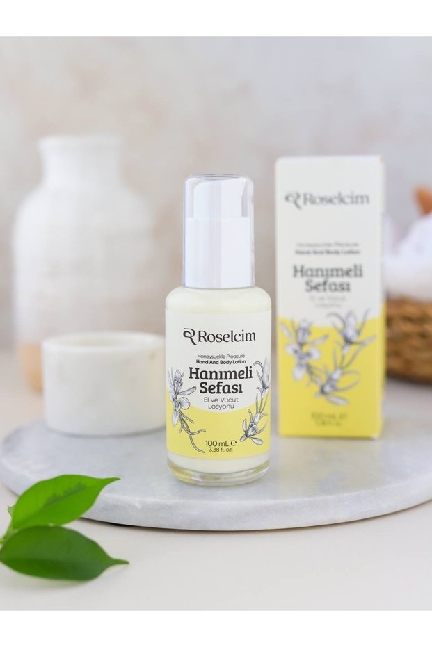 Honeysuckle Scented & Rose Water Extract Intensive Moisturizing Hand and Body Lotion 100ml