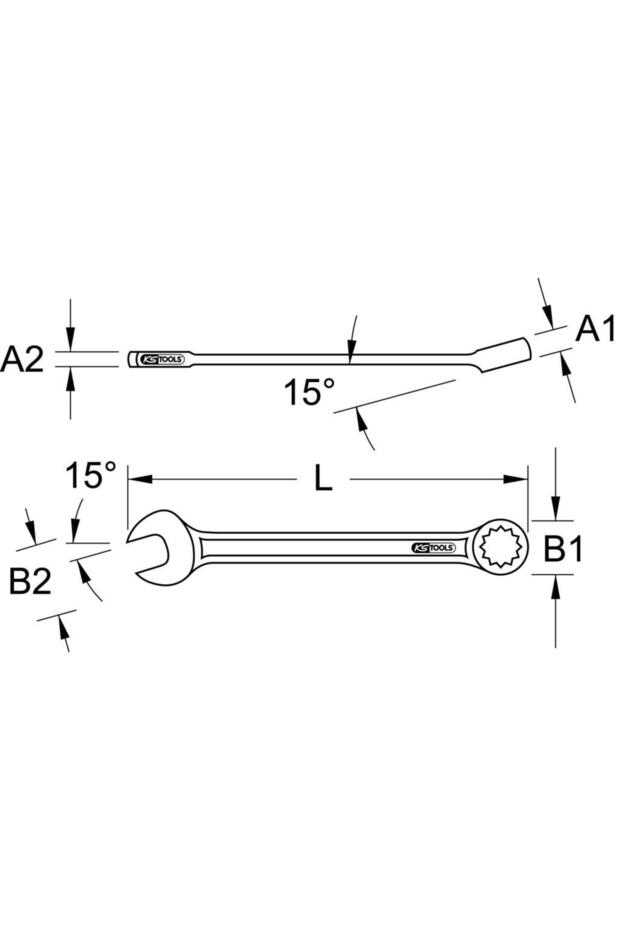 10 mm angled ring wrench - 3