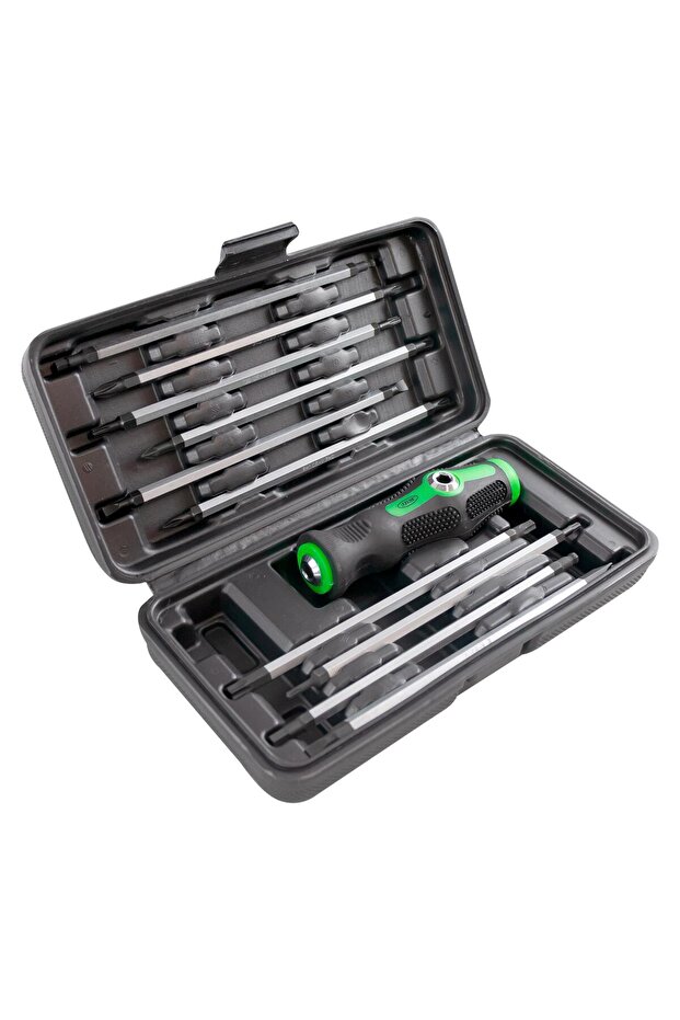 Screwdriver Set with Interchangeable Handle 53010 - 2