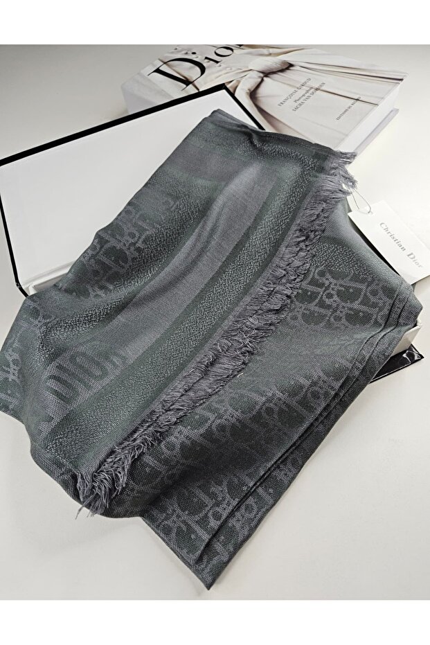 CD Desen A Kalite Kaşmir İpek Şal Silk Scrafs Shawl Hijab - 3