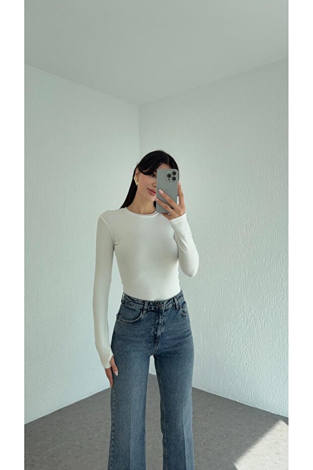 Bílá halenka Soft Touch Basic - 1