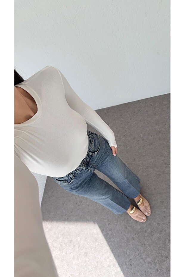 Bílá halenka Soft Touch Basic - 4