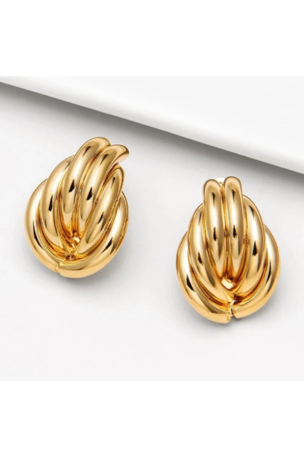 قرط ذهبي - موديل EG555 - 1