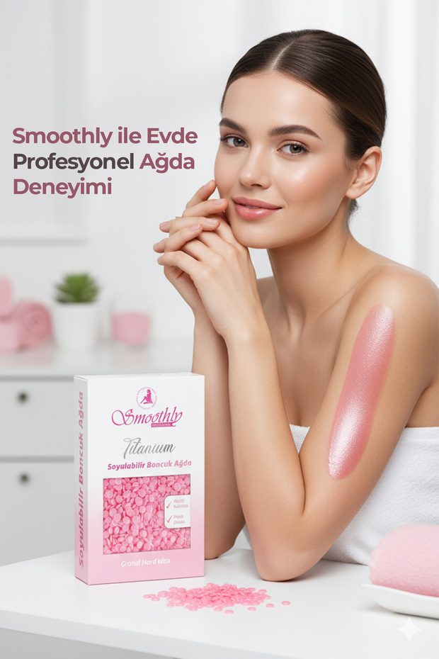 Soyulabilen Hassas Ciltler Için Boncuk SİR ağda seti 225g. Boncuk ağda + Sir ağda makinası +Spatula - 2