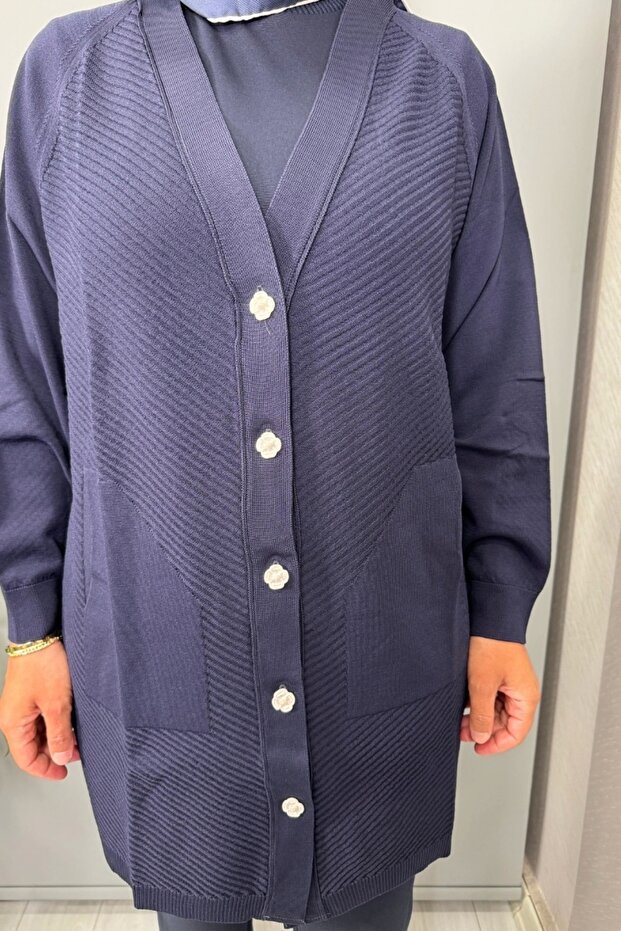 Hırka Lacivert 26KOBHRK3184 - 4