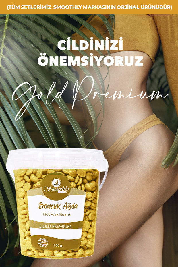 Soyulabilen Gold Yüz Ağdası, Kaş Ağdası Boncuk SİR Ağda Seti 225 g. Boncuk Ağda - Sir ağda makinası - 5