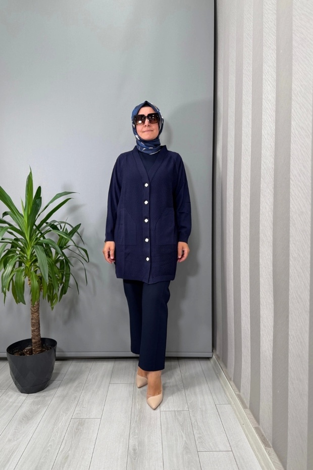 Hırka Lacivert 26KOBHRK3184 - 1