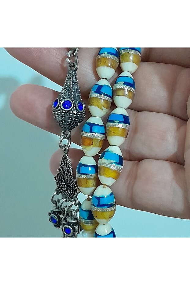 سبحة عظم الإبل المطرزة - 2