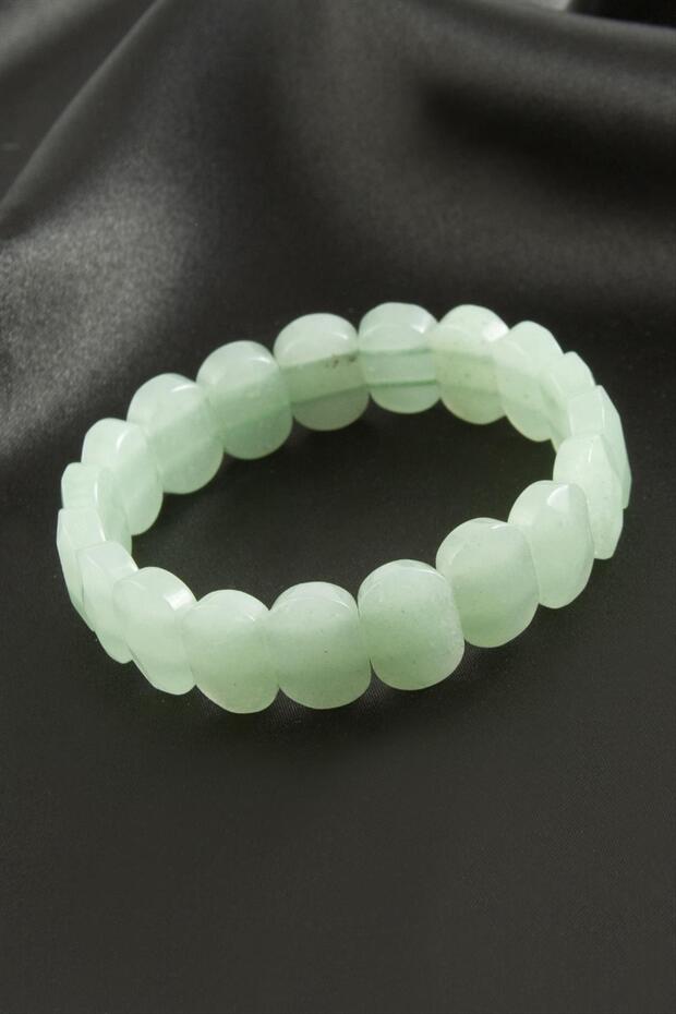 Oval Cut Jade Natural Stone Bracelet