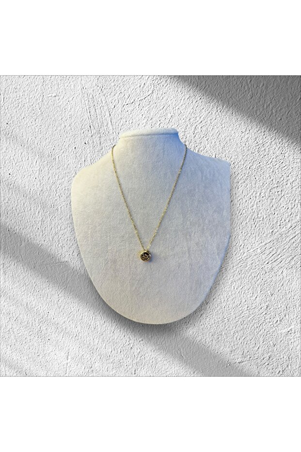 Burç taşlı kolye - 1