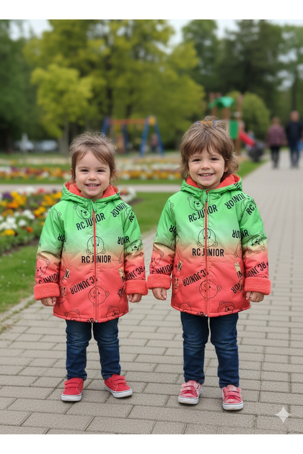 Girls Boys Unisex Coats Winter Sports Inner Fleece Hooded & Coat & Parka