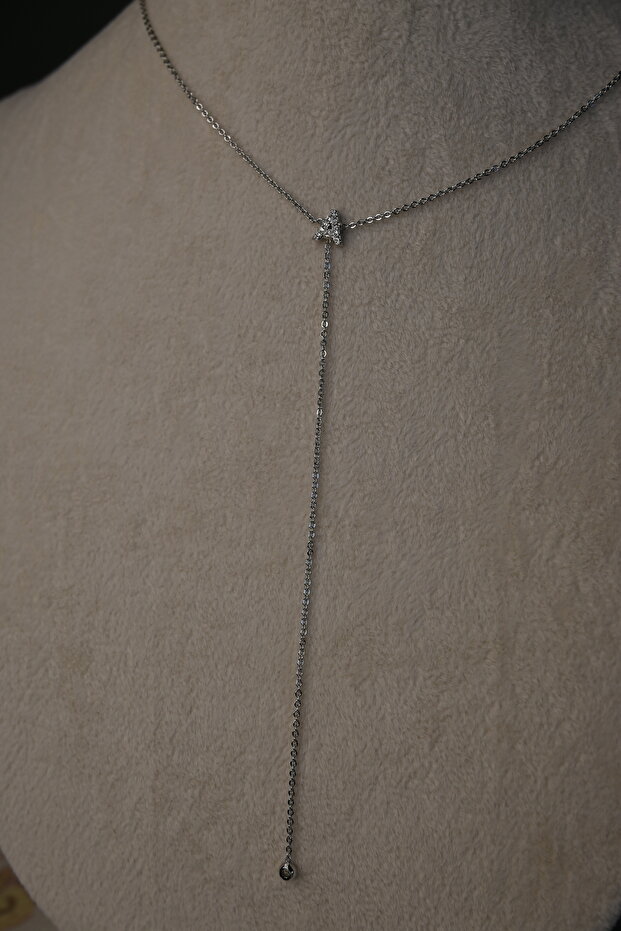 Taşlı harf kolye - 1