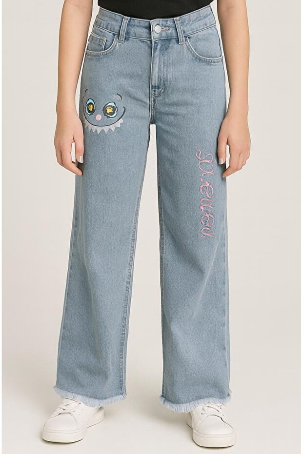 kız labubu kot pantolon - 1