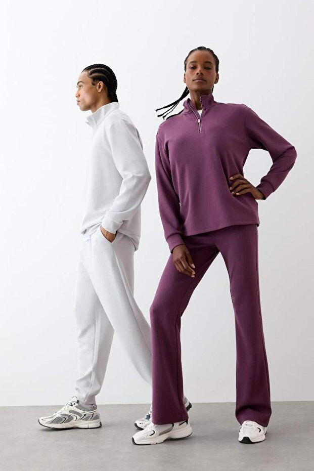 DeFactoFit Flare Fit İspanyol Paça Standart Boy Modal Soft Touch Pantolon (25 AU) - 1