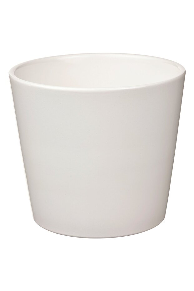 SOJABÖNA Plant pot, white, 9 cm