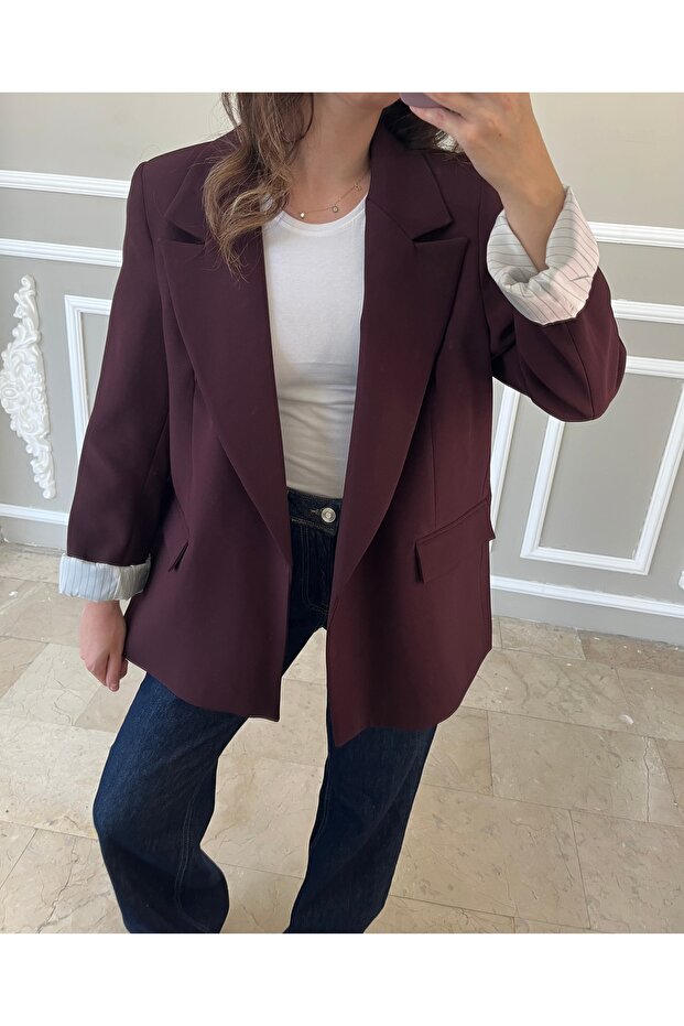 Kolu Katlamalı Blazer - 2