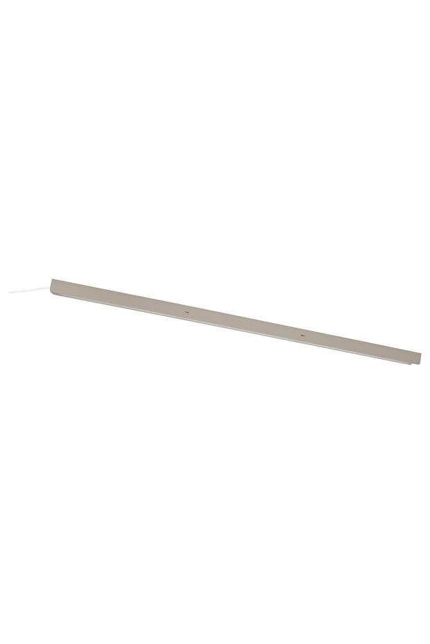 ÖVERSIDAN LED wardrobe lighting strip with sensor, dimmable grey-beige, 96 cm