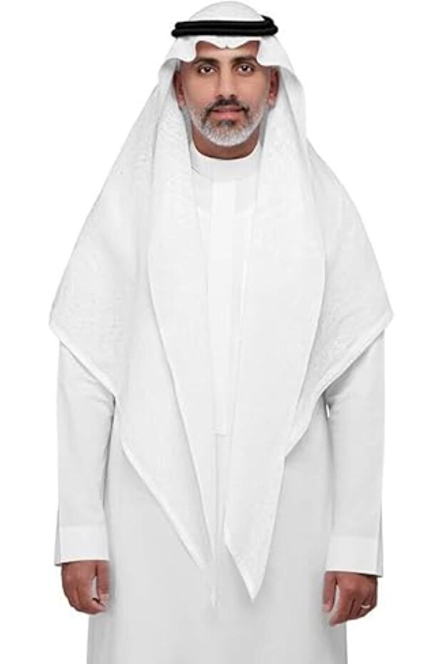 Men's Ghutra - High-Quality Fabric with Authentic Arab Elegance