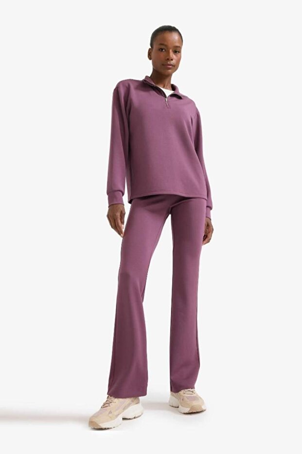 DeFactoFit Flare Fit İspanyol Paça Standart Boy Modal Soft Touch Pantolon (25 AU) - 6