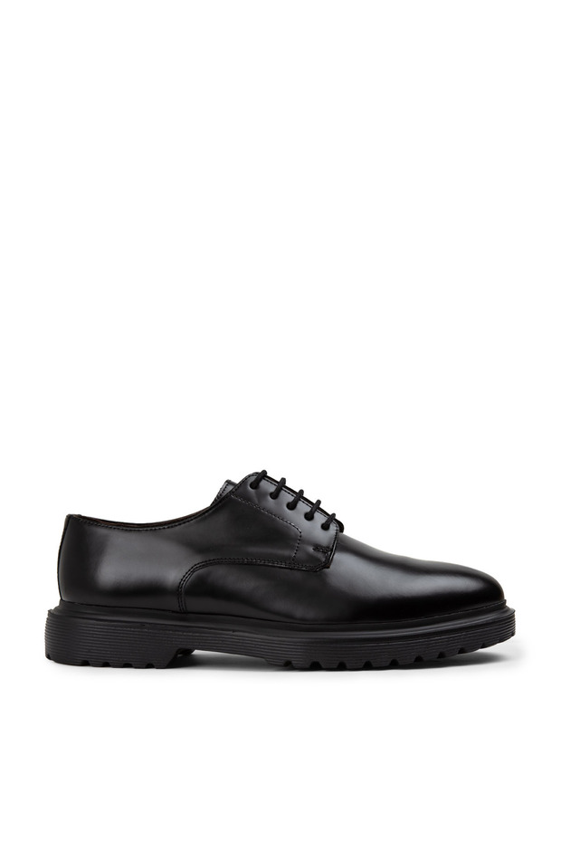 Açma Leather Black Men's Casual Shoes