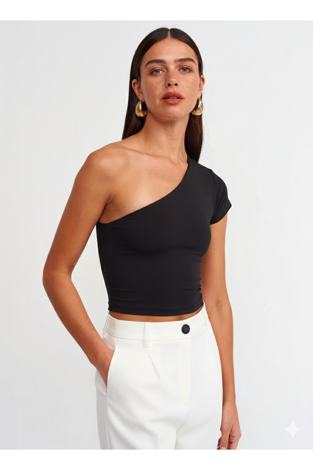 Asimetrik Top-Black - 1