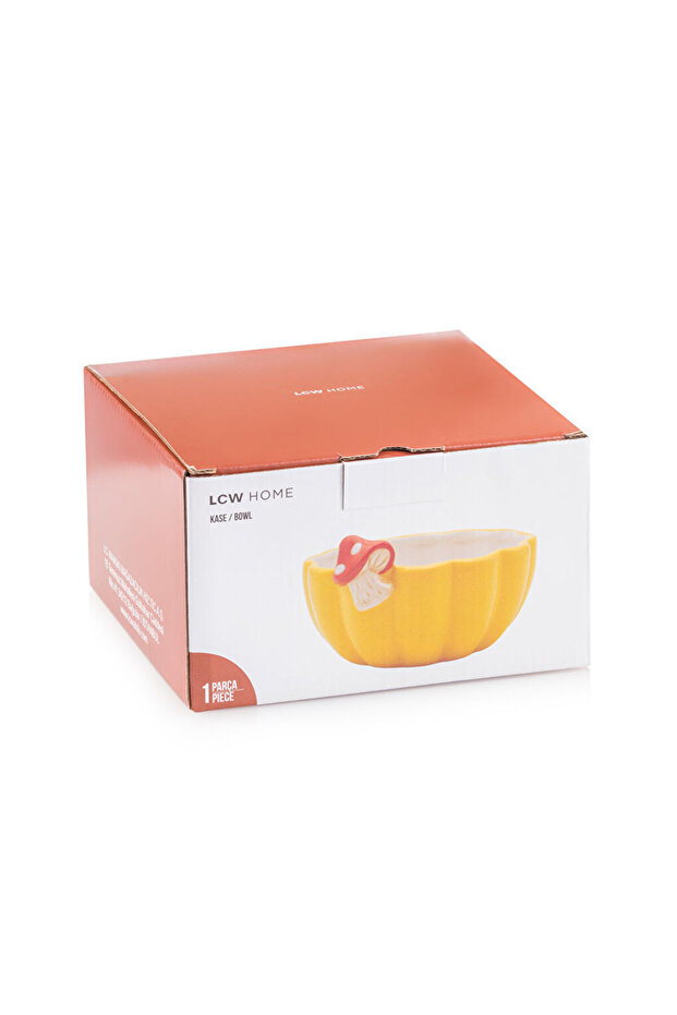 Sparkling Choices from Shining Store |   Mushroom Patterned Ceramic Bowl 15 cm - 4