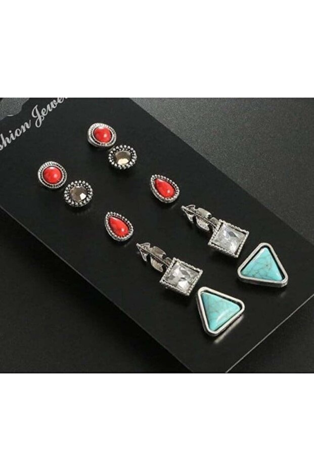 Multi-color Earrings - 1